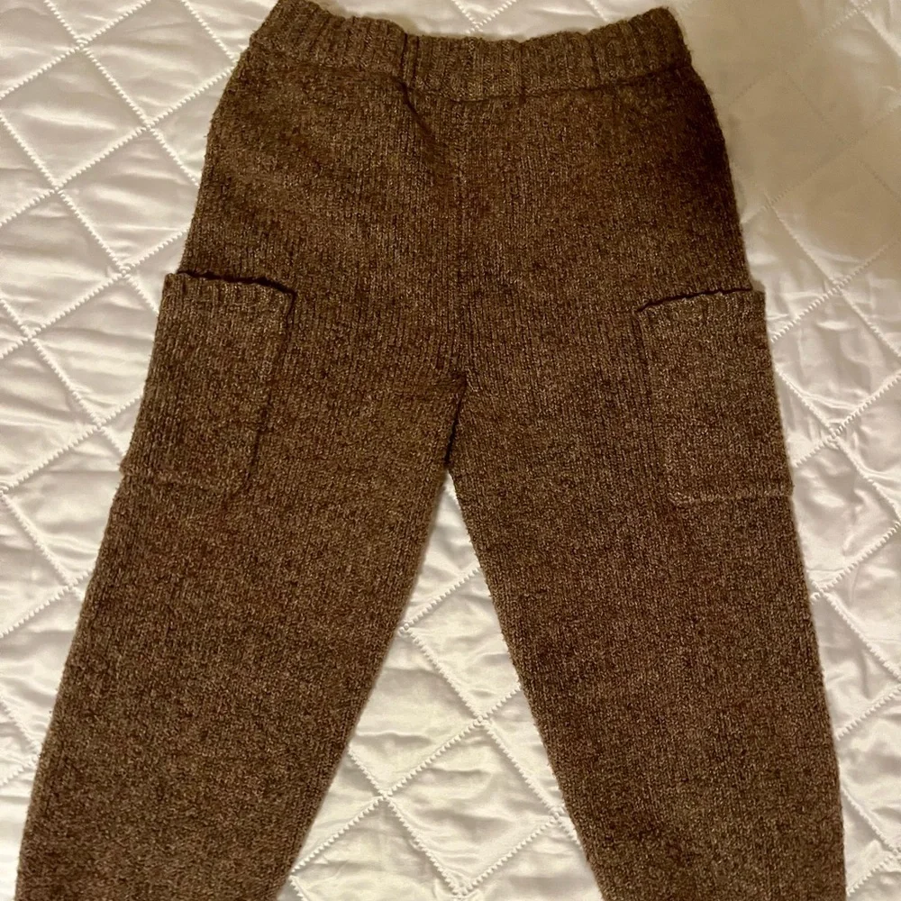 OshKosh B'gosh Brown Knit Joggers for Kids NWOT Size 5T
